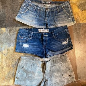 Hollister shorts lot of 3